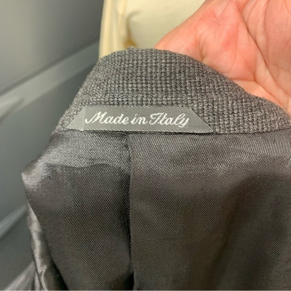 Missoni Wool Tweed Sport Coat Men 44 Charcoal Gray Single Breasted Blazer Italy - Picture 8 of 16